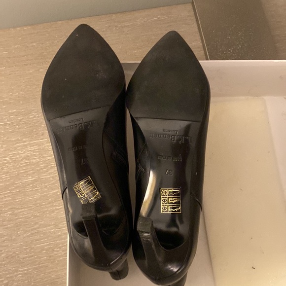 L.K Bennett black calf leather booties - Picture 2 of 3